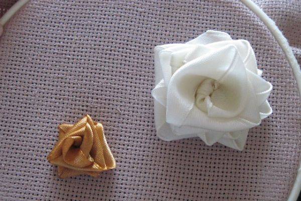 Мастер-класс по вышивке лентами Плиссированной розы или розы «Гармоника»