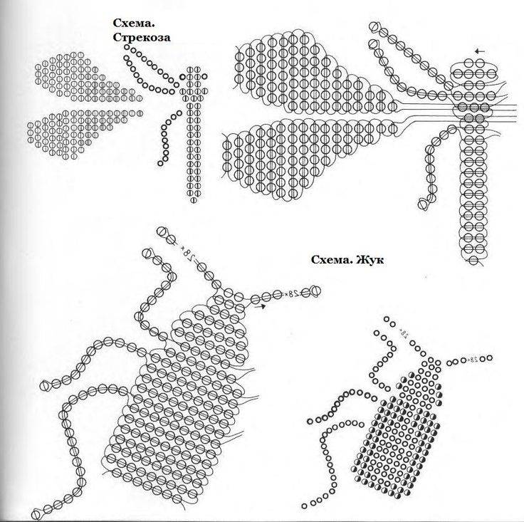 Схема плетения чебурашки