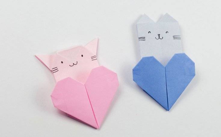Оригами кошка — схемы, оформление, дизайн и методы сборки лучших моделей бумажной кошки, фото. как сделать кошку из бумаги — схема и шаблоны
