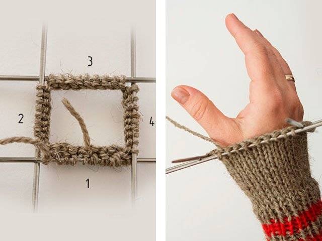 Подробная инструкция о том как связать варежки на 5 спицах