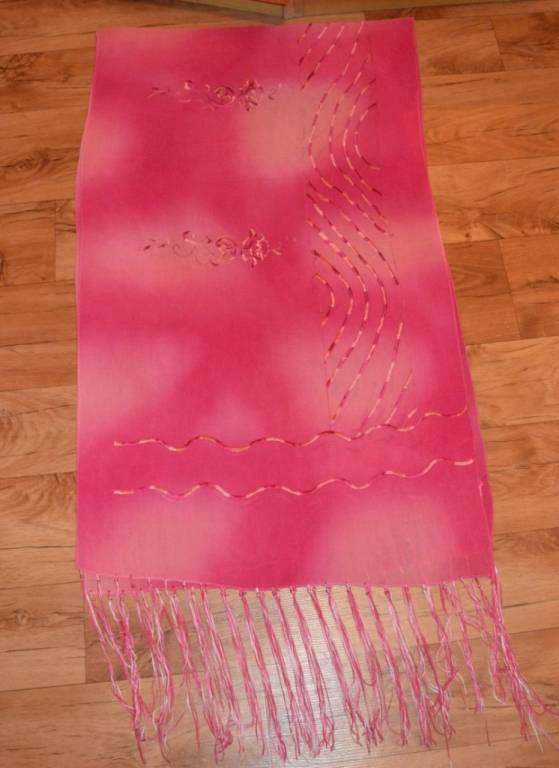 Как сделать бахрому на шарфе: из нитей или кистями art-textil.ru