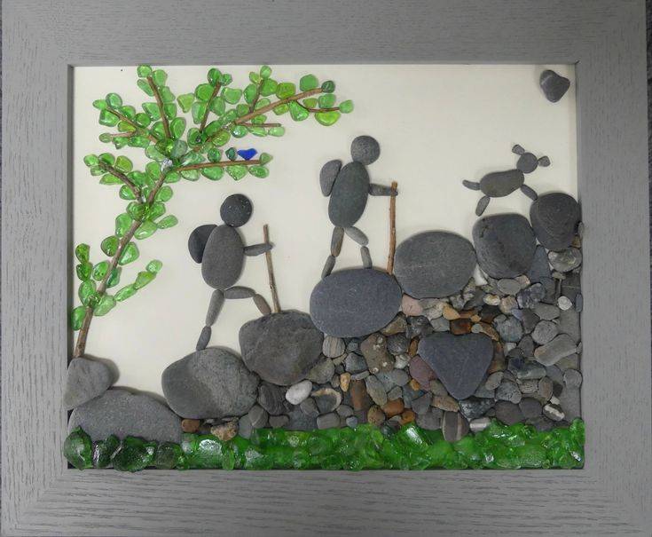 Поделки из камней — фото идеи самодельных изделий для дачи, сада, огорода, интерьера и детей