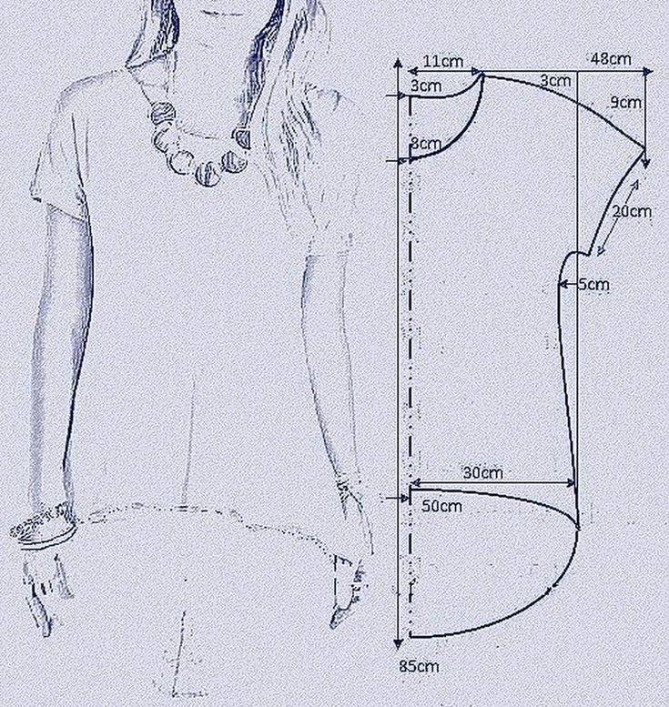 Блуза без выкройки своими руками: шьем на основе прямоугольника с фото подборкой видео уроками