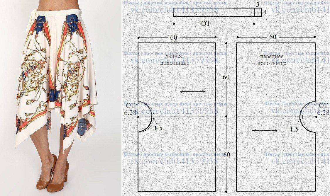 Сшить летнюю юбку своими руками фото и выкройки