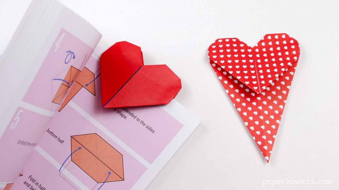 Сердце из бумаги оригами: изготовление и сборка красивой бумажной поделки (165 фото и видео)