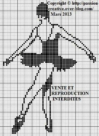 Вышивка крестиком грациозных балерин (схемы) - умелица