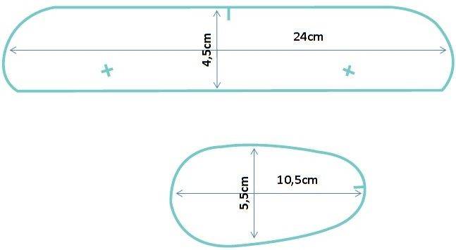 Простые выкройки и пошаговые инструкции домашних тапочек в натуральную величину