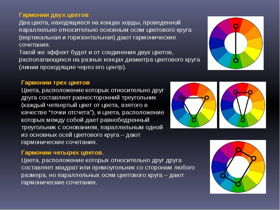 Составить цветовую схему