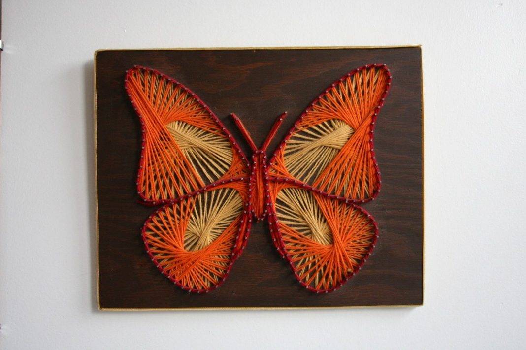 Техника String Art (Стринг Арт) или Картины из гвоздей и ниток своими руками