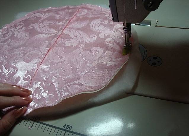Интерьер мастер-класс шитьё подушка - роза мк по изготовлению нитки ткань