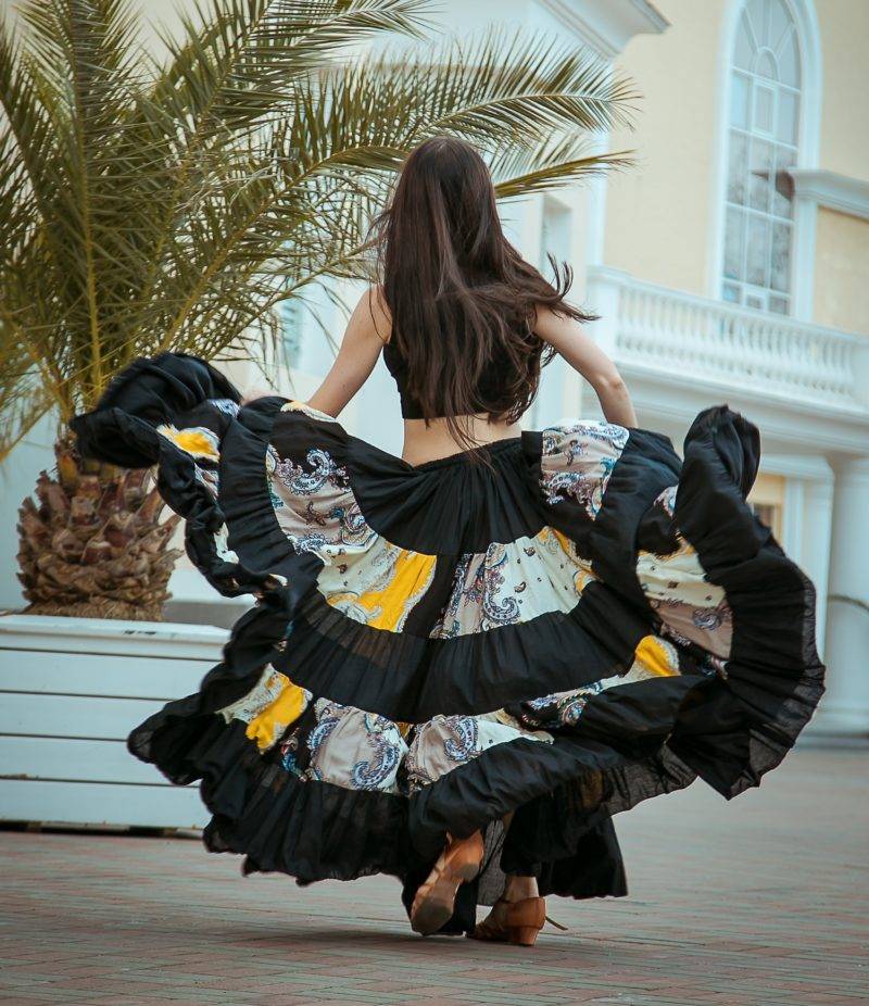 Цыганский костюм для танцев (мастер-класс)