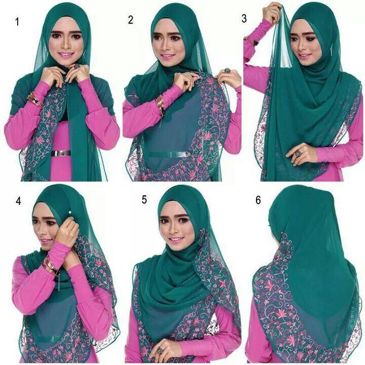 Как красиво завязать шарф хиджаб