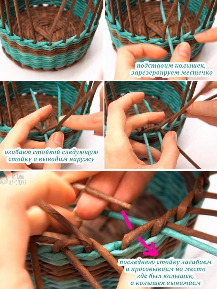 Плетение из газетных трубочек для начинающих пошагово: техника плетения, мастер класс, фото. плетение корзин, шкатулок, коробок из газет для начинающих: схемы, загибы, фото