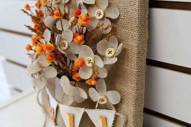 Поделки из мешковины | красивое оформление домашнего декора своими руками (120 фото-идей + видео)