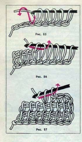 Вязание крючком вытянутых петель – схемы, описание и видео мк