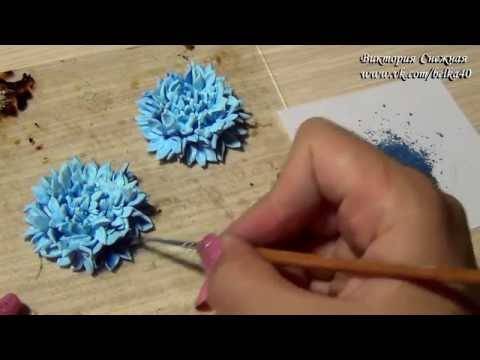 Канзаши для начинающих: мастер-классы и техника изготовления георгина и розы из атласной ленты