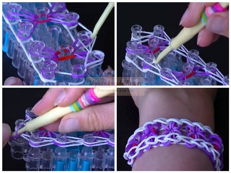 Кольца из резинок: плетем своими руками необычные аксессуары на станке или рогатке