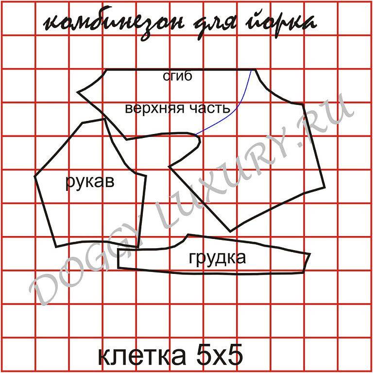 Выкройки одежды для йорка