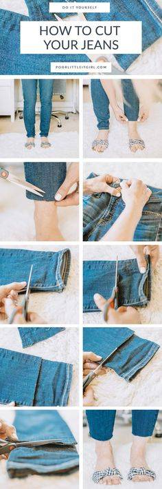 Как обрезать и подшить джинсы - подружки - медиаплатформа миртесен