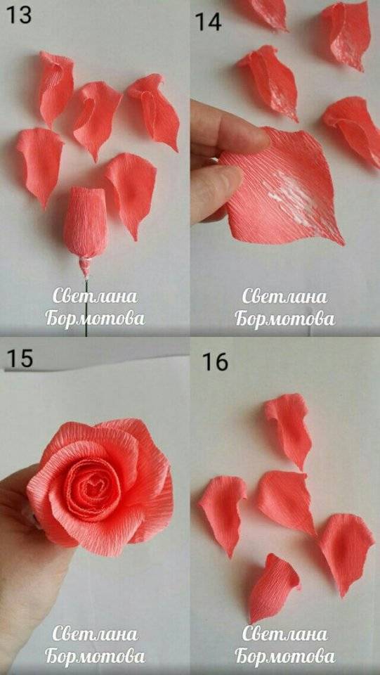 Розы своими руками из бумаги, фоамирана, органзы и атласных лент с пошаговыми фото для начинающих, как сделать большие розы