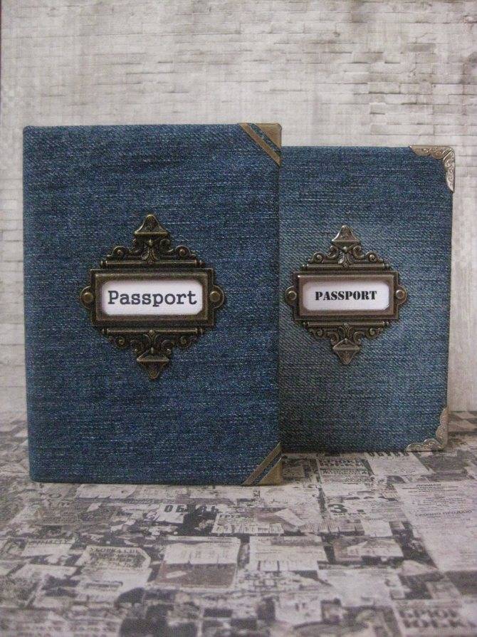 Обложка на паспорт своими руками из кожи и ткани: мастер-класс скрапбукинга