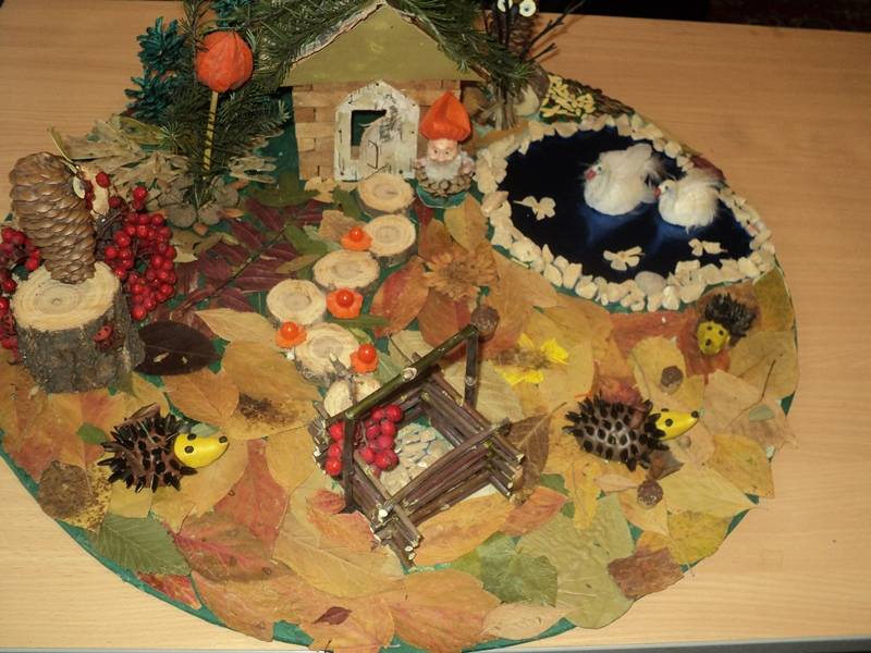 Осенние поделки - 60 фото идей изделий для школы и сада из природного материала
