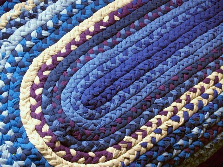 Мастер-класс: плетёные коврики из косичек своими руками