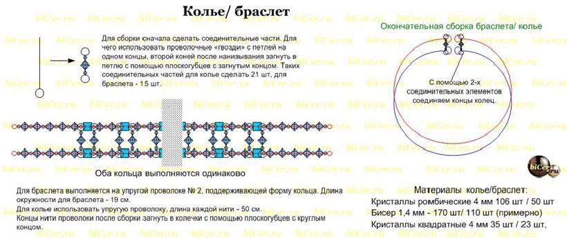 Чокеры из бисера своими руками со схемами для начинающих