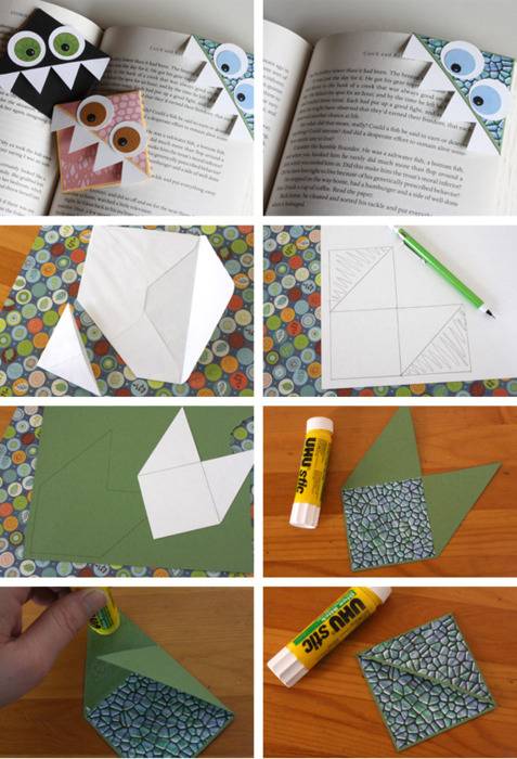 Как сделать закладку своими руками из бумаги: самодельные красивые школьные закладки для книг и учебников девочкам и мальчикам (фото + видео)