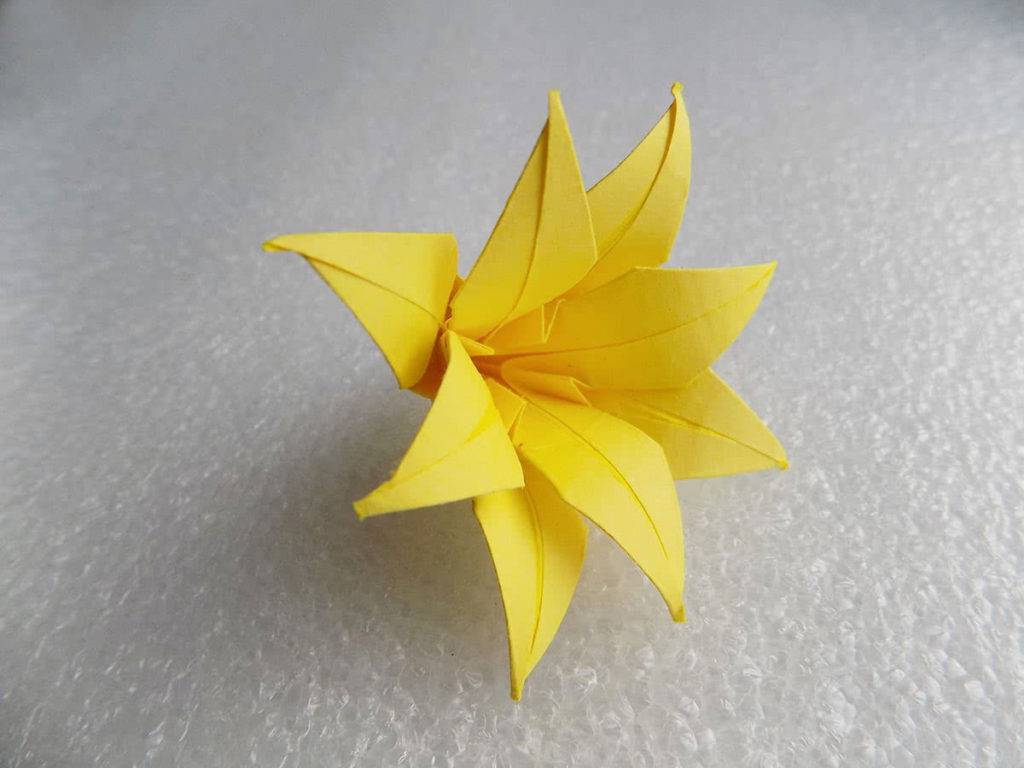 Букет тюльпанов из бумаги (оригами) — 4 варианта