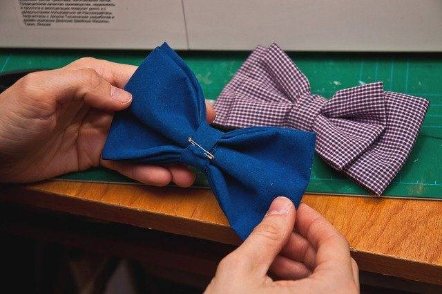 Как сшить галстук-бабочку