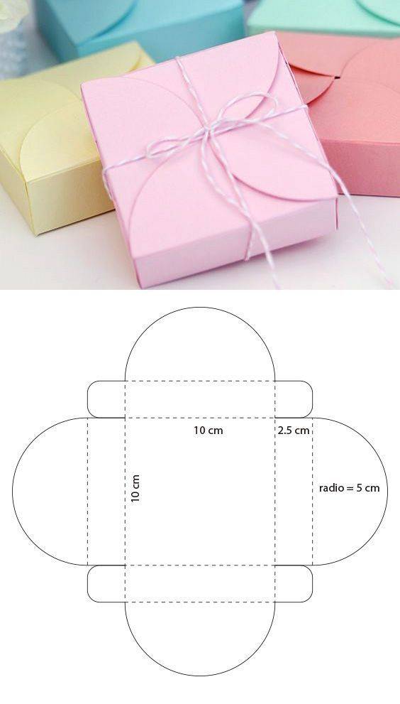 Подарочная коробка своими руками: как сделать маленькую или большую коробочку для подарков