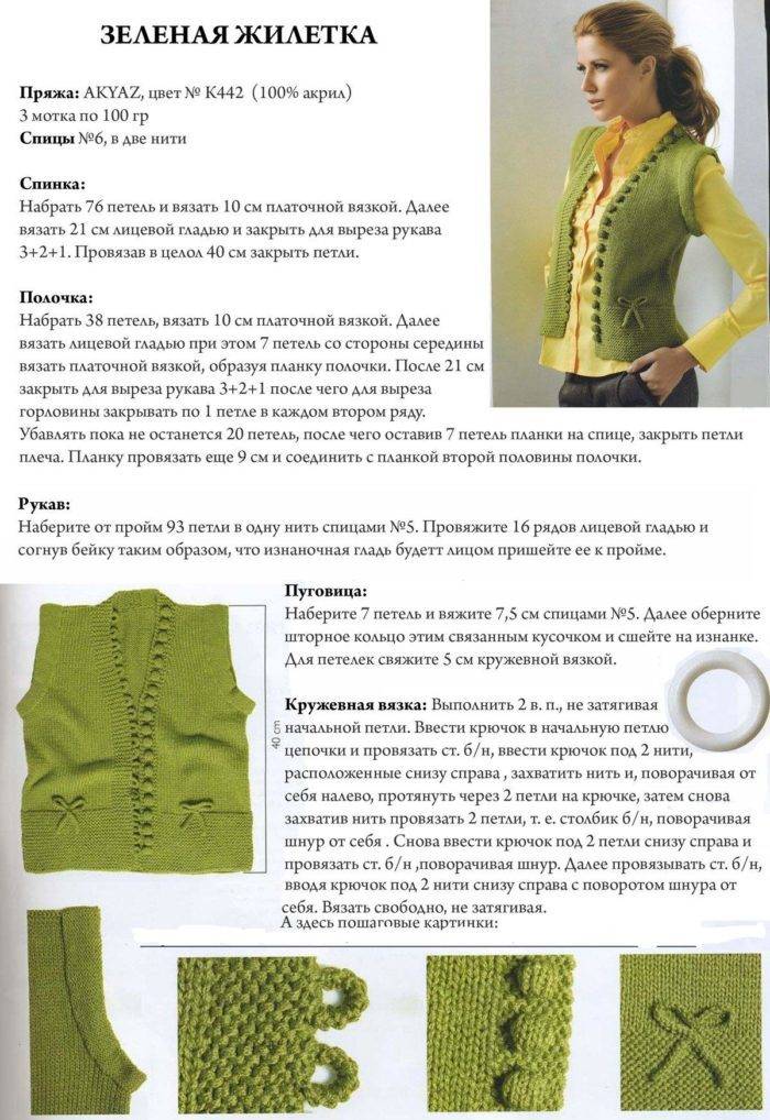 Вязание спицами безрукавок для женщин: креативные схемы модных моделей, советы мастеров и описание как связать безрукавку (130 фото)