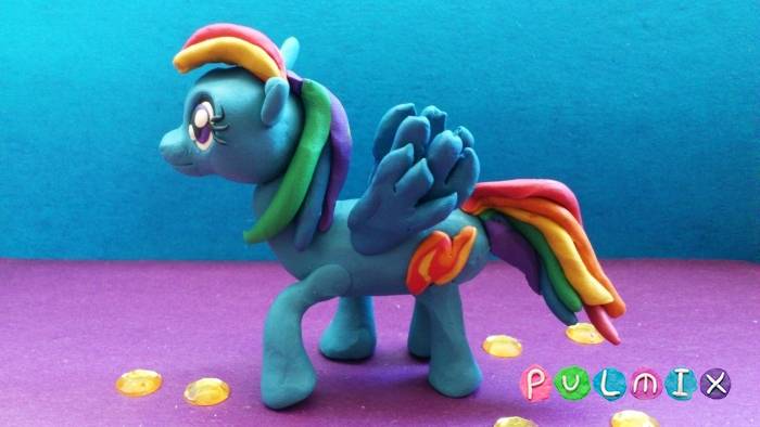 Как сделать пони из «дружба - это чудо» из пластилина: лепим эпплджек, пинки пай и рэйнбоу дэш своими руками