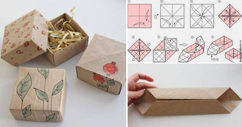 Как сделать коробку для подарка? подарочные коробки своими руками