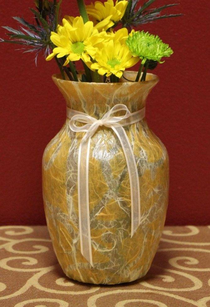 Как сделать декор стеклянной вазы своими руками? - iloveremont.ru