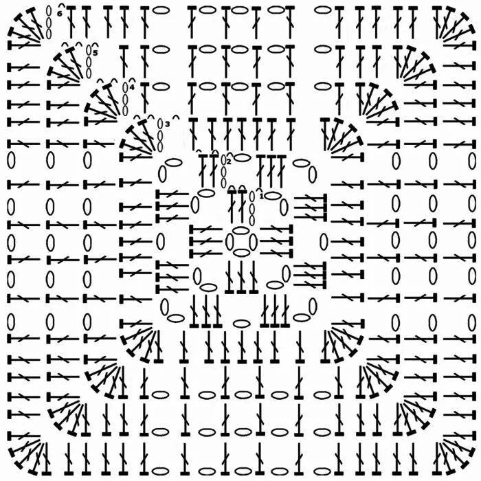 Бабушкин квадрат крючком: 33 схемы с описанием вязания для начинающих и пошаговым фото