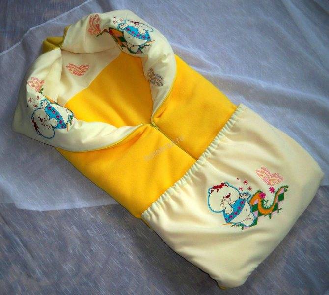 Конверт-одеяло для новорожденного своими руками для начинающих мам-рукодельниц