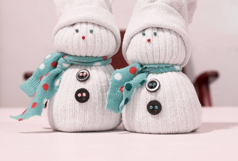 Снеговик из носка своими руками :: инфониак