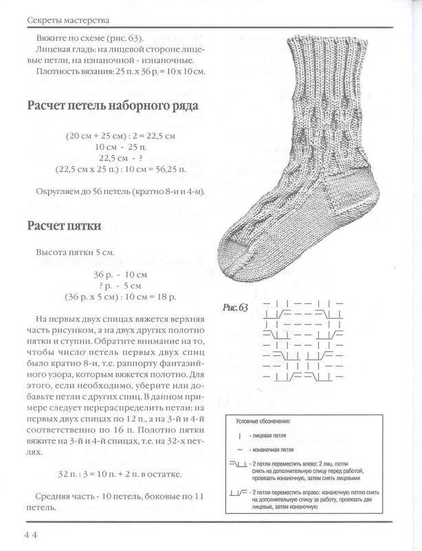 Как связать женские, мужские и детские носки на 2 спицах: простой способ для начинающих с подробным описанием