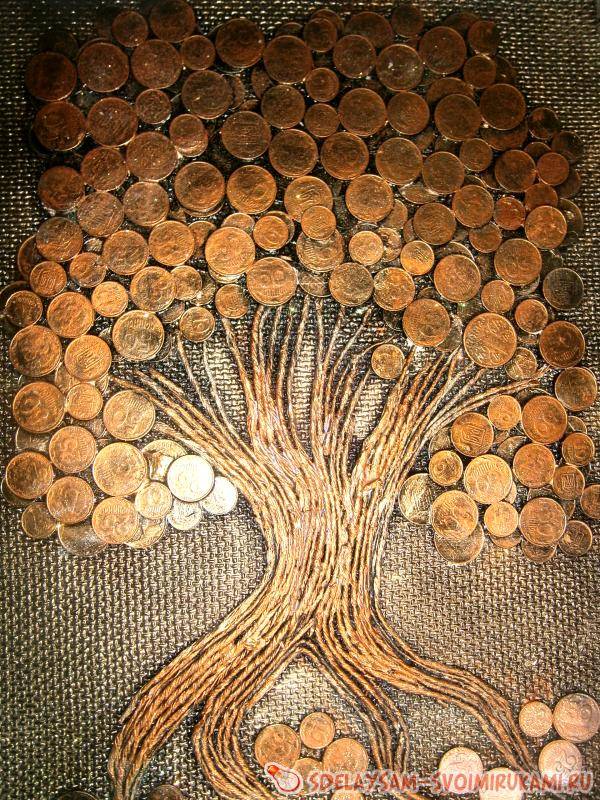 Картина денежное дерево – сувенир со смыслом
