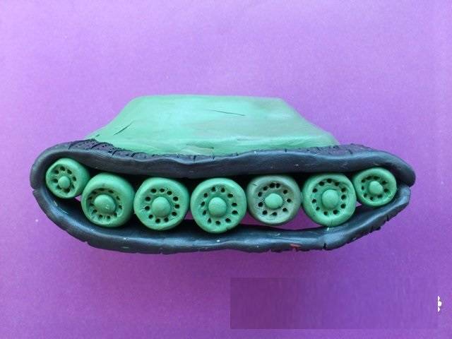 Как слепить танк т-44 из пластилина пошаговый урок