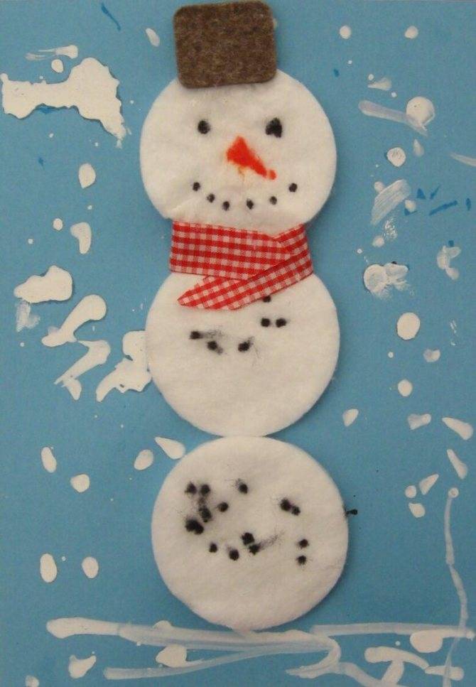 Снеговик своими руками из подручных материалов на новый год: как сделать из ниток, бумаги, стаканчиков, носков, ватных дисков снеговика самому