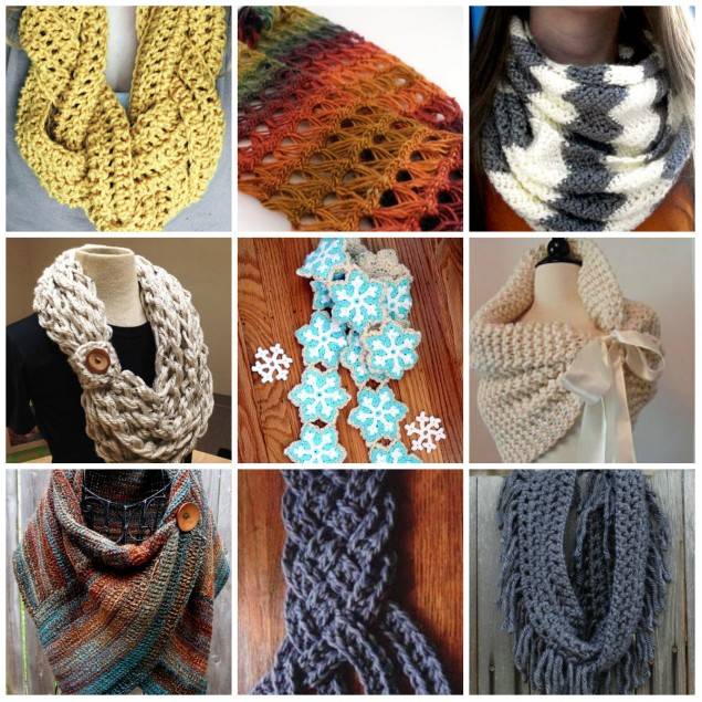 Вязаные спицами шарфы:105 моделей, схемы, узоры, описание