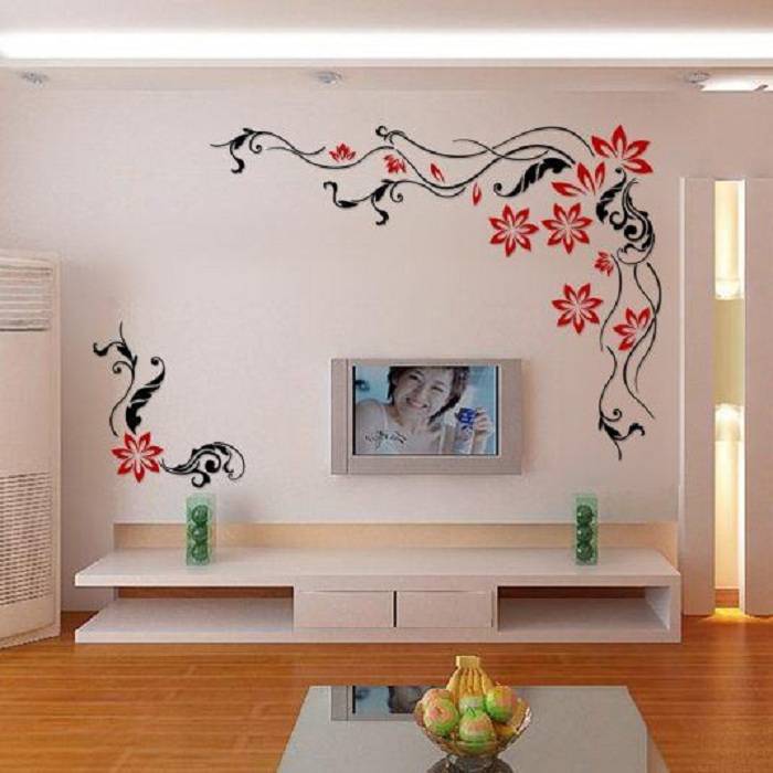 Оформление и декор стен в квартире из подручных материалов: декоративные украшения