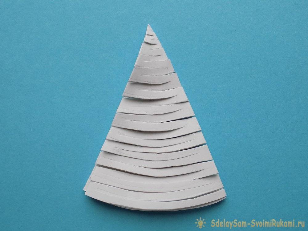 Как сделать елку из бумаги