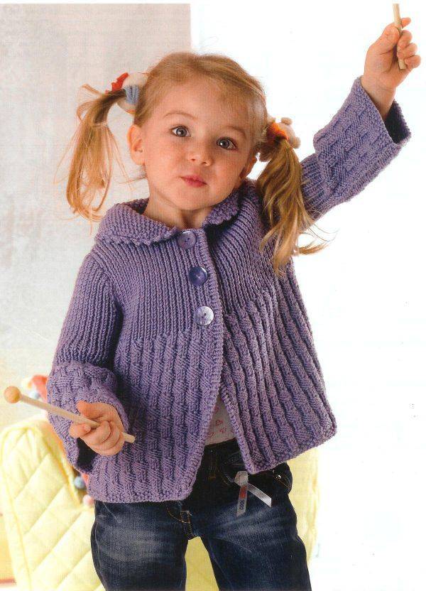 Вязание для девочек -16 моделей выполненных спицами с фото, схемами, описанием и видео мк