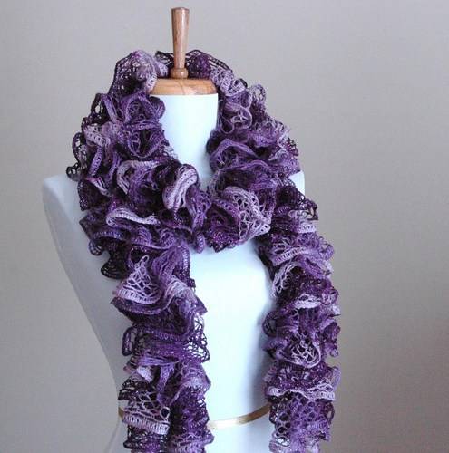 Связать ажурный шарф крючком и спицами - схемы вязания шарфа для начинающих