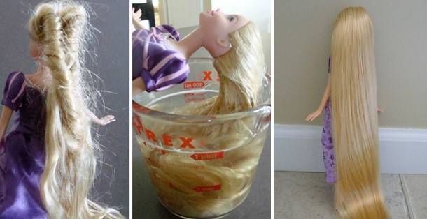 Как распутать и смягчить волосы у куклы - wikihow