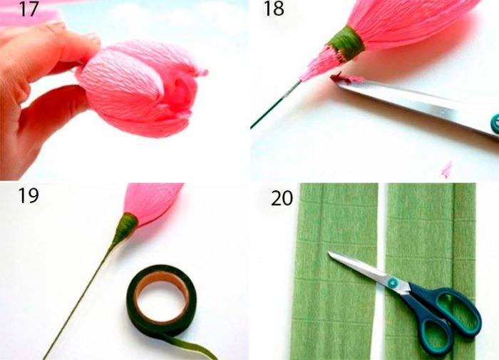 Тюльпан из бумаги своими руками + схемы и шаблоны. как легко и быстро сделать бумажные тюльпаны